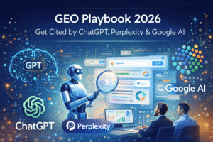 Generative Engine Optimization (GEO) Playbook 2026: Get Cited by ChatGPT, Perplexity & Google AI