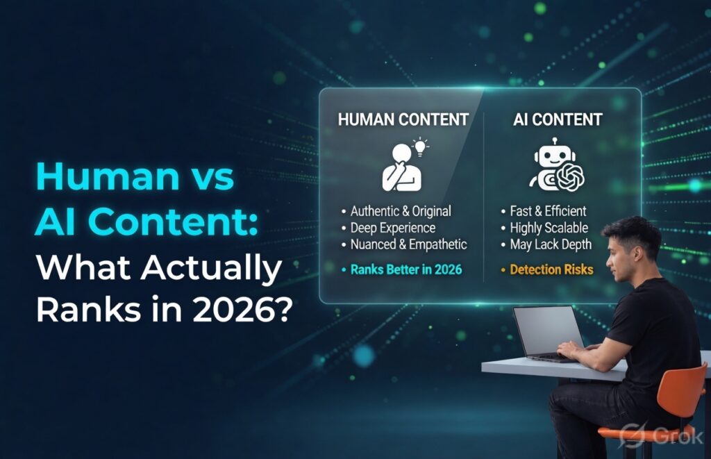 Human vs AI Content: What Actually Ranks in 2026?