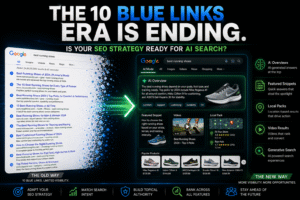 The 10 Blue Links Era Is Ending. is your seo strategy ready?